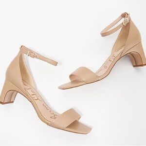 Sam Edelman Nude Holmes Heeled Sandals